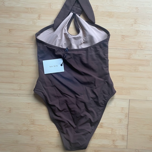 Na Nin Monte One Piece Swim Suit in Cocoa, XS - Picture 4 of 5